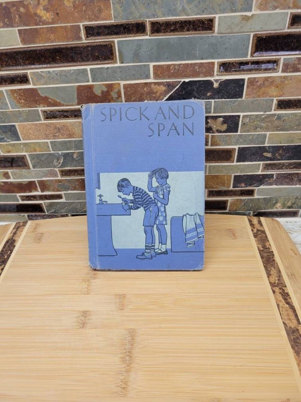 Vintage 1939 Spick and Span Safe Healthy Living Ginn Co School Textbook Book